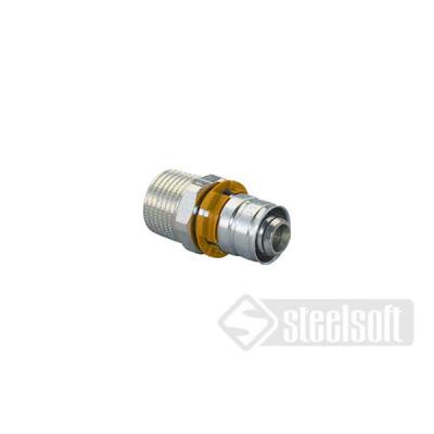 ravni prelaz spoljasnji navoj PRESS 25-R1MT