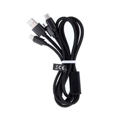 Maxlife 3u1 Lighting USB-C MicroUSB 2,1A