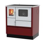 Peć na čvrsto gorivo Alfa Plam INOX75 Crveni Desni