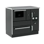 Peć na čvrsto gorivo Alfa Plam TERM 27 NR Antracit Levi Eco