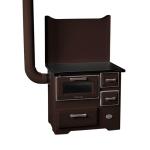 Peć na čvrsto gorivo MBS SD7 EM RS Braon Levi