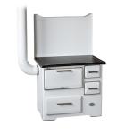 Peć na čvrsto gorivo MBS SD7 SL EM Beli Levi