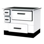 Peć na čvrsto gorivo Alfa Plam Alfa55TermoR Beli Desni