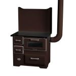 Peć na čvrsto gorivo MBS SD7 EM RS Braon Desni