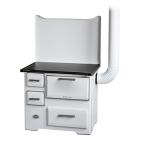 Peć na čvrsto gorivo MBS SD7 SL EM Beli Desni