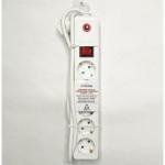 Produžni kabl Linkom Kabal produžni 5r/1.5m sa prek.i zašt. 3x1.5mm beo